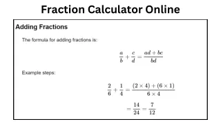 fraction calculator online