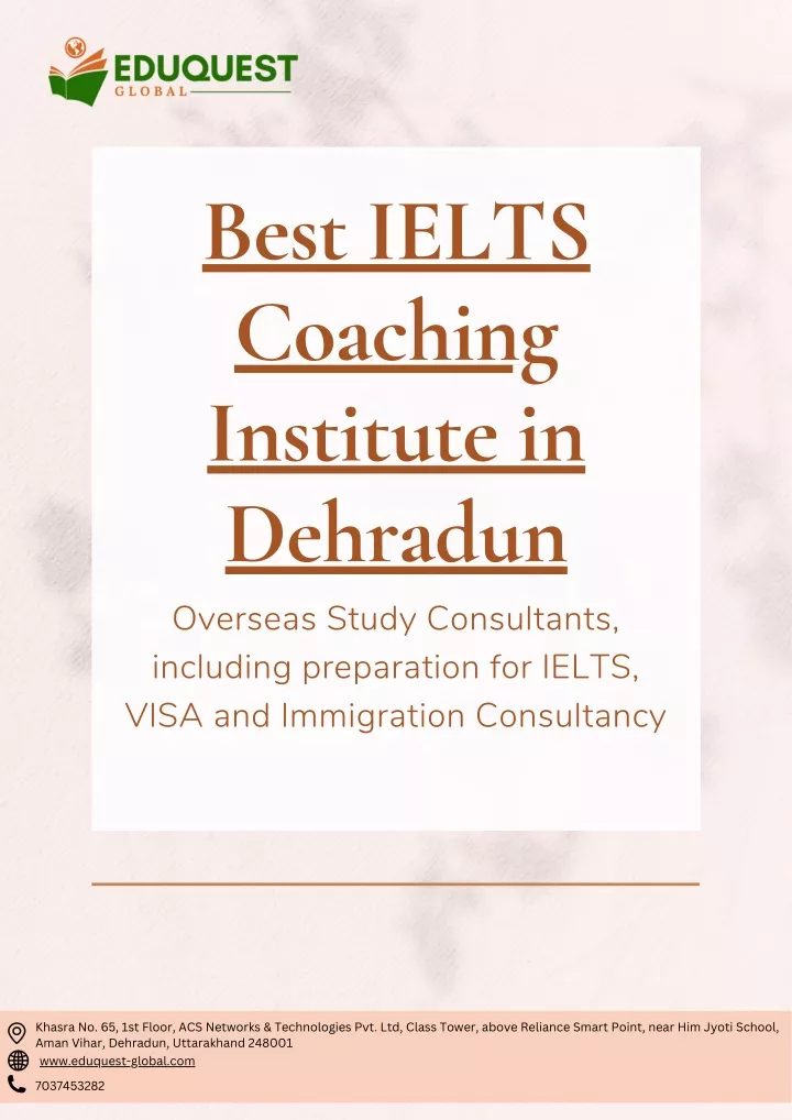 best ielts coaching institute in dehradun