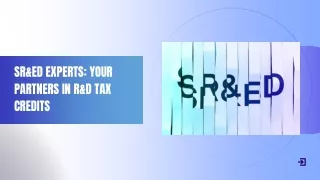 SR&ED Experts - Your Partners in R&D Tax Credits