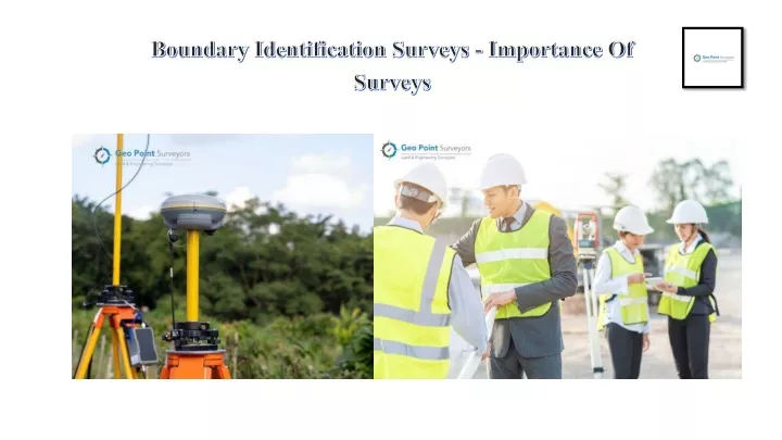 boundary identification surveys importance