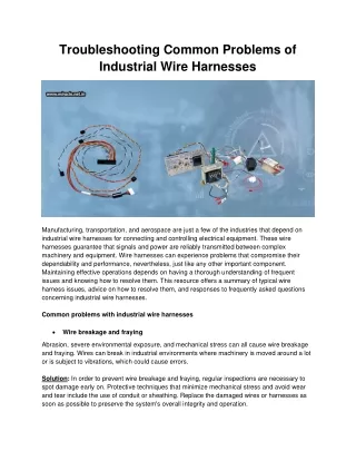 troubleshooting common problems of industrial