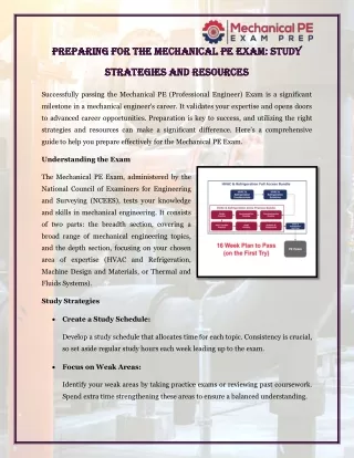 Preparing for the Mechanical PE Exam Study Strategies and Resources