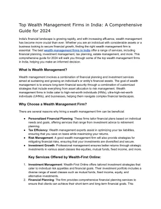 Top Wealth Management Firms in India_ A Comprehensive Guide for 2024