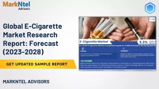 global e cigarette market research report