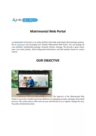 matrimonial web portal