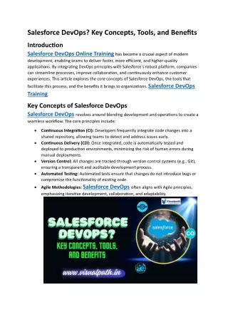 Salesforce DevOps Training | Salesforce DevOps with Copado Training