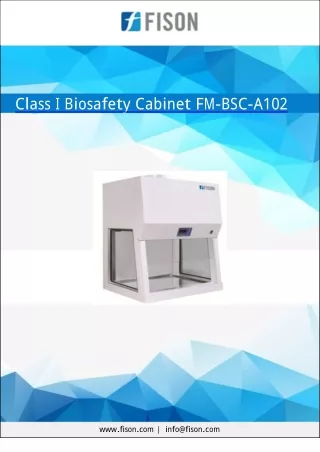 Class I Biosafety Cabinet 147 Kg