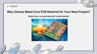 Why Metal Core PCB Material is the Best Choice for High-Performance Electronics