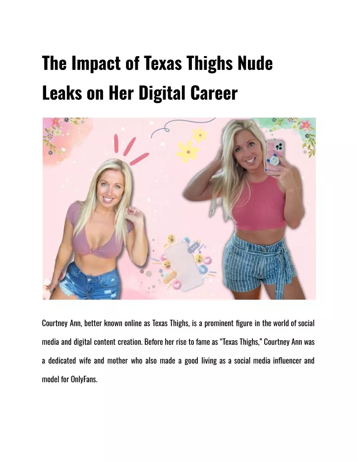 the impact of texas thighs nude leaks