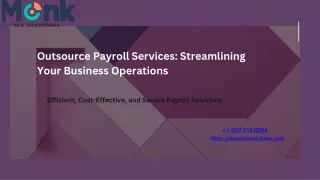 Outsource Payroll Services Streamlining Your Business Operations