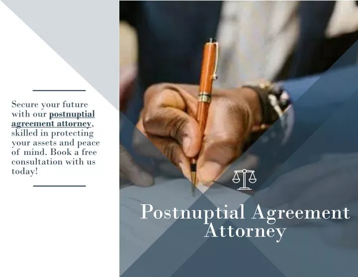 postnuptial agreement attorney