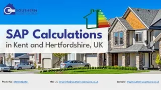 SAP Calculations in Kent and Hertfordshire UK | Southern Assessors