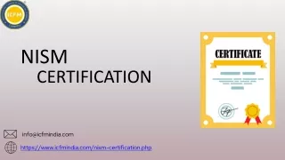 Unlock Your Potential with NISM Certification