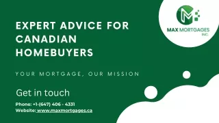 Expert Advice for Canadian Homebuyers