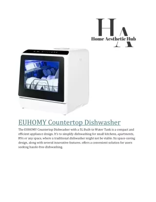 EUHOMY Countertop Dishwasher