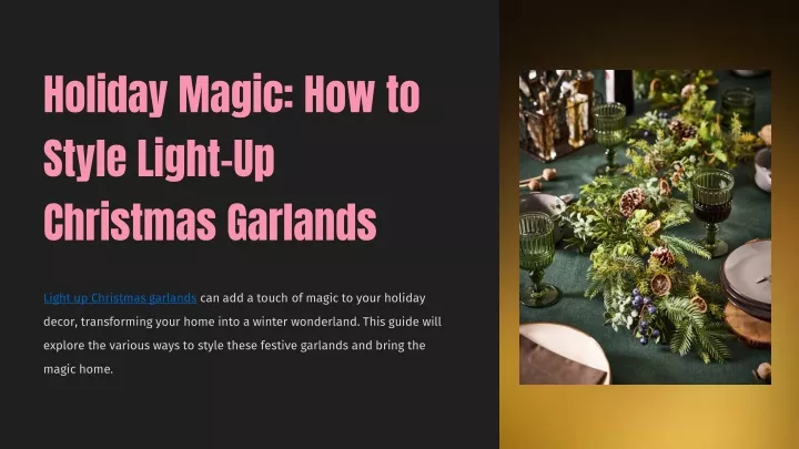 holiday magic how to style light up christmas