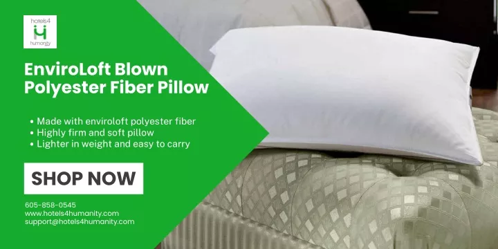 enviroloft blown polyester fiber pillow