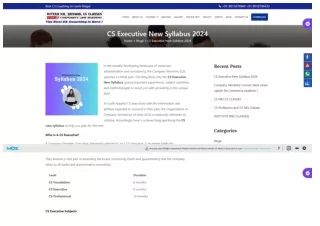 "Resources for studying the CS Executive New Syllabus 2024 "
