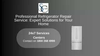 professional refrigerator repair service expert
