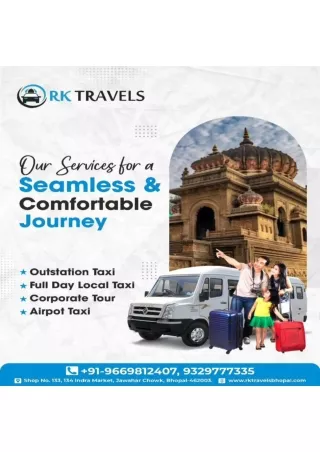 Best Taxi Service in Bhopal | Cab Service in Bhopal - Travel Agency