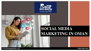 SOCIAL MEDIA MARKETING IN OMAN