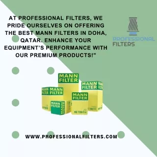 Mann filter suppliers in Doha Qatar