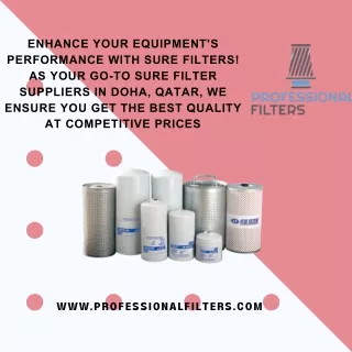 Sure filter suppliers in Doha Qatar