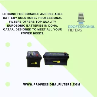 Eurosonic Battery suppliers in Doha Qatar