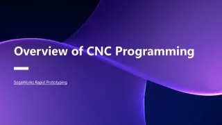 overview of cnc programming