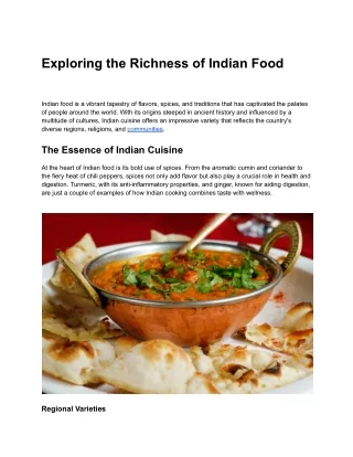 Indian food