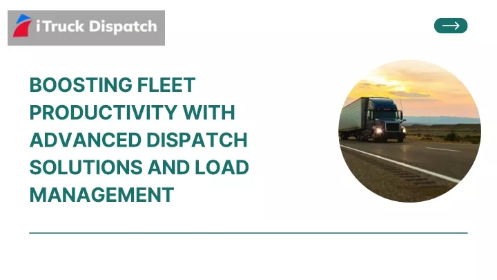 boosting fleet productivity with advanced