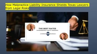 How Malpractice Liability Insurance Shields Texas Lawyers from Legal Risks