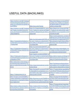 useful data backlinks
