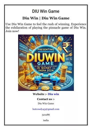 diu win diu win game
