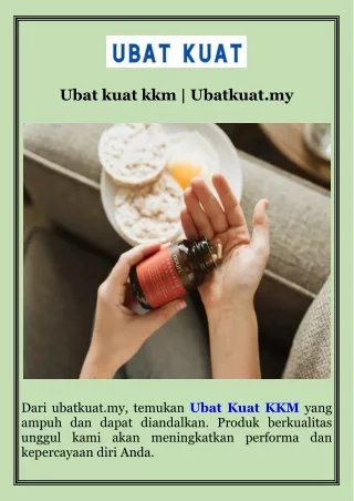 Ubat kuat kkm  Ubatkuat.my