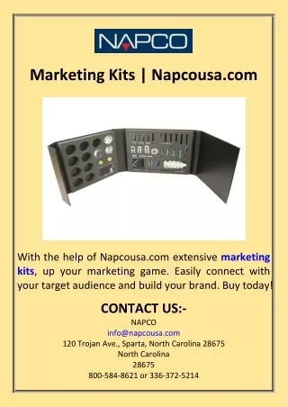 Marketing Kits  Napcousa.com