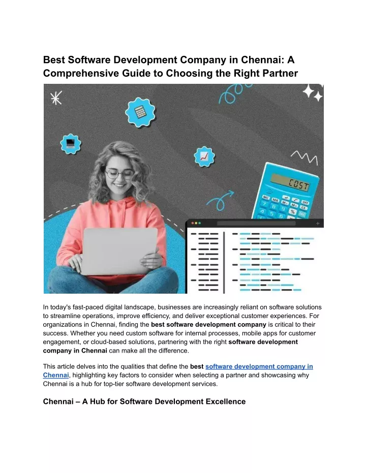 best software development company in chennai