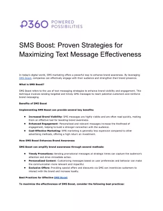 sms boost proven strategies for maximizing text