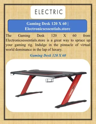 Gaming Desk 120 X 60   Electronicsessentials.store