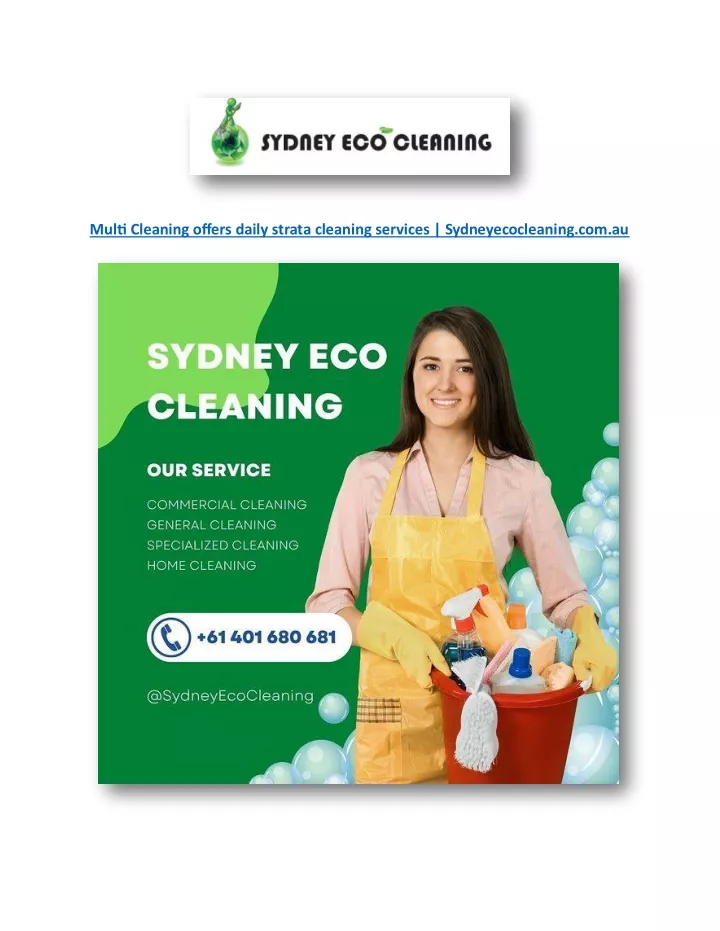 multi cleaning offers daily strata cleaning