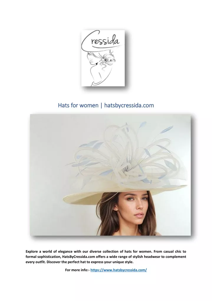 hats for women hatsbycressida com hats for women