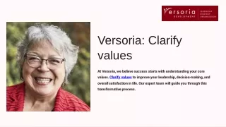 Clarify Values