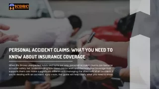 Personal Accident Claims What You Need to Know About Insurance Coverage
