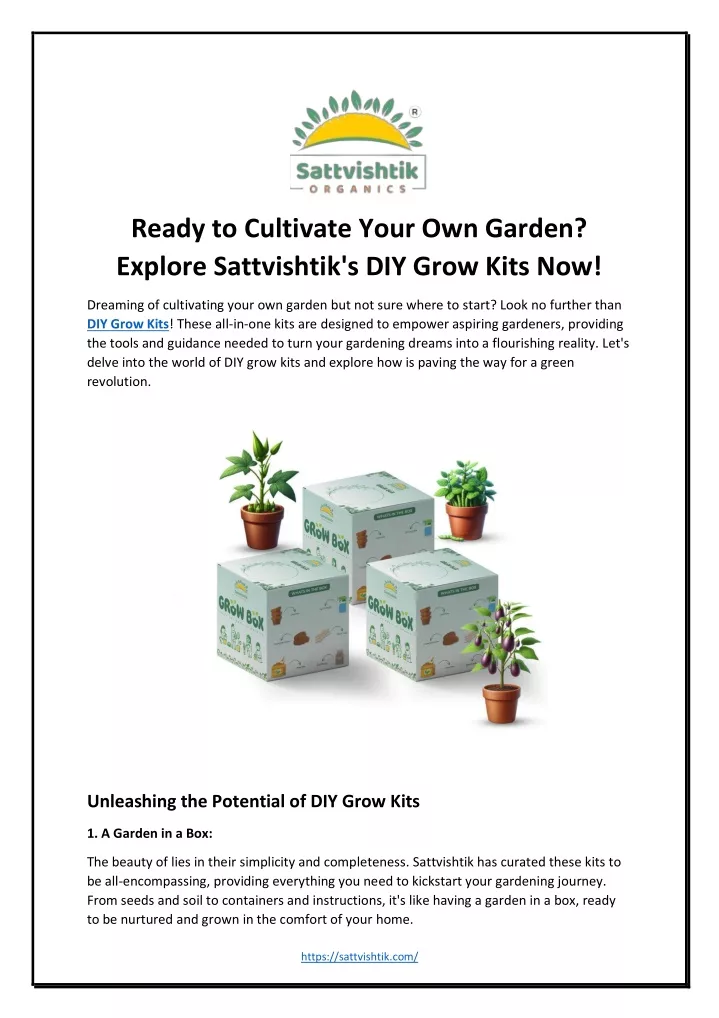 ready to cultivate your own garden explore