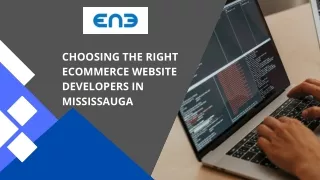 choosing the right ecommerce website developers