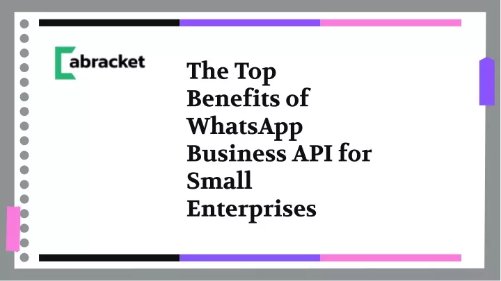 the top benefits of whatsapp business