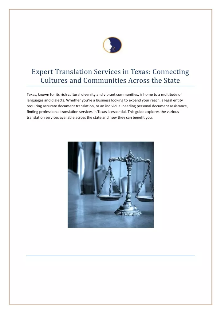 expert translation services in texas connecting