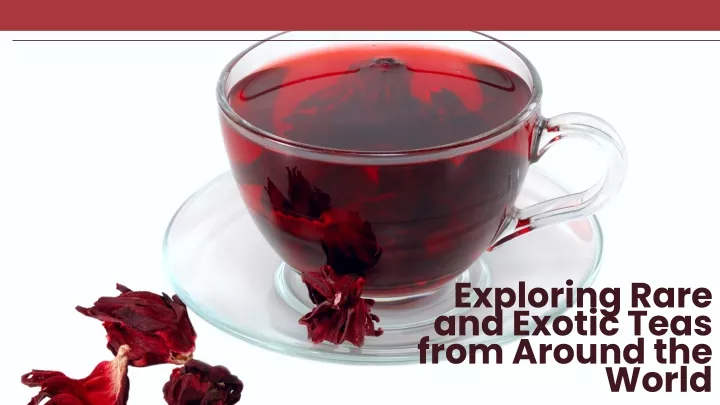 exploring rare and exotic teas from around the