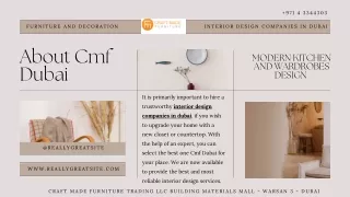 Interior design companies in dubai