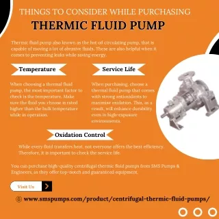 Best Thermic Fluid Pumps Manufacturer